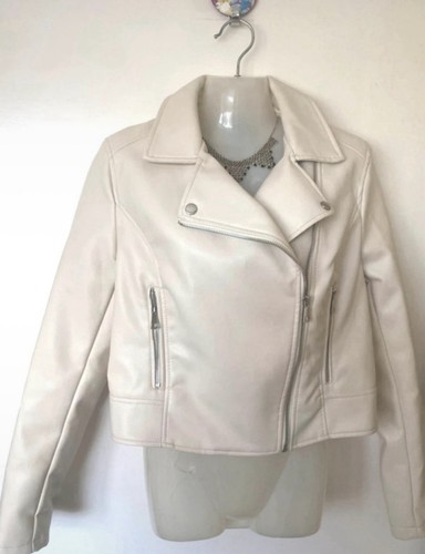 Faux leather ivory colour - ivory,