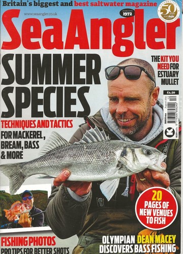 Sea angler magazine august - sea,