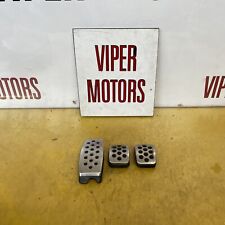 Vauxhall Corsa D Pedal Covers Accelerator Brake Clutch Pedal Chrome 06-14 RZ29A