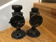 2 WW2 Vickers Machine Gun Aiming Candle Lamps Montmagny Canada & Bladon British