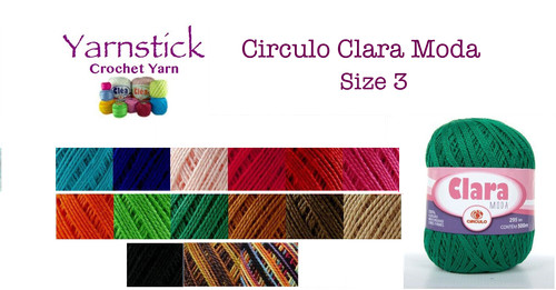 Circulo clara moda crochet - moda,