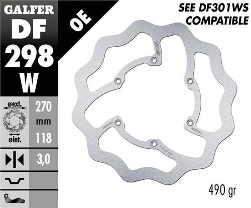 Galfer front brake disc - galfer,