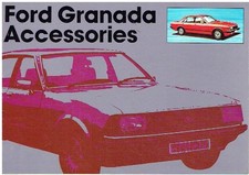 FORD GRANADA Mk2 APPROVED ACCESSORIES ORIGINAL 1979 FACTORY UK SALES BROCHURE