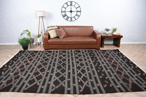 Vintage rug oversize 7x11 6 - vintage,