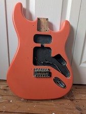 Fender Stratocaster Body - Alder Nitro - Dartford Orange - Wilkinson Brigde