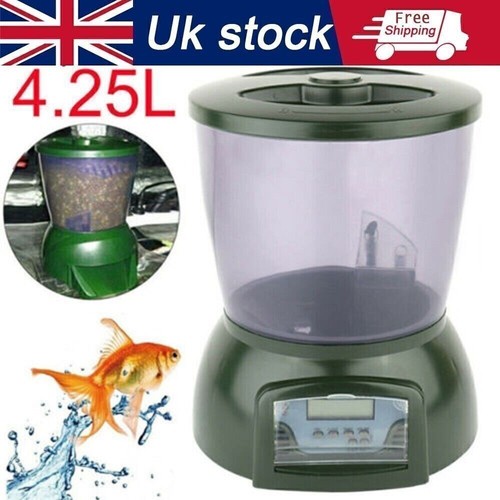 Automatic pond koi fish feeder - automatic,