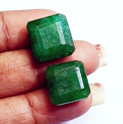 Loose gemstone natural green - loose,