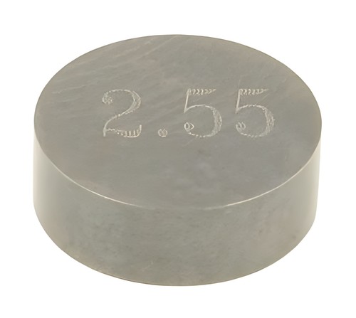 Valve adjustment shim