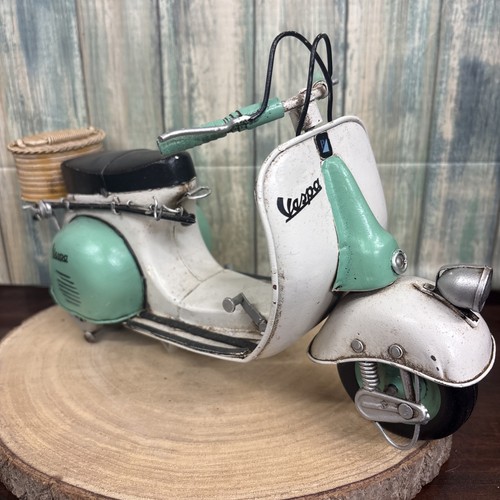 Mint green vespa scooter model - mint,
