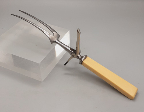 Vintage steel with rich cream - steel,