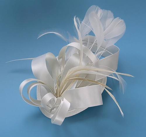 Elegant wedding fascinator - elegant,