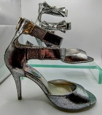 Next Miss N... Ladies Silver Sandals UK Size 5 Brand New In The Box