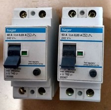 HAGER RCD / RCCB's 30mA. 63A
