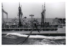 1960's RFA Tanker Ship fuelling Aircraft Carrier HMS Eagle R05 Photo 4.5x3.5 In