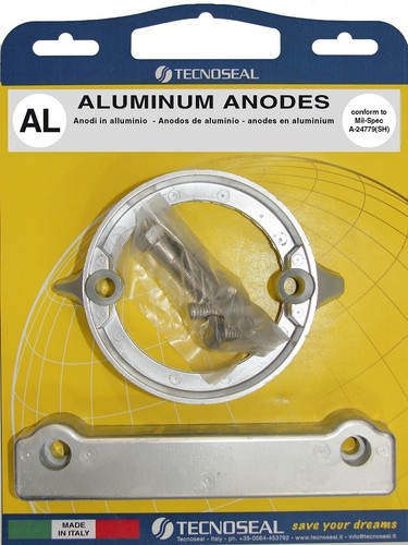 Aluminium anode kit for - anode, volvo