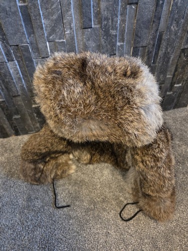 Vintage real fur trapper hat - real,