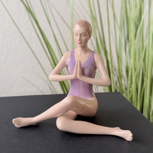 Vintage porcelain yogini - porcelain,