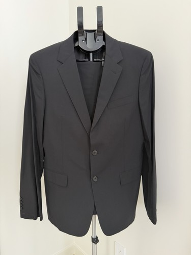 Prada solid black virgin wool - solid,