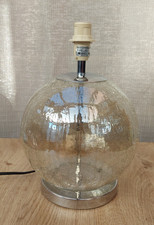 Next Table Lamp Round Transparent Glass Table Lamp Light