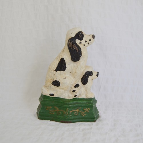 Vintage cast iron door stop - vintage,