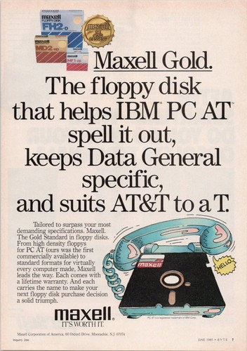 Maxell 1985 vintage - maxell, magazine