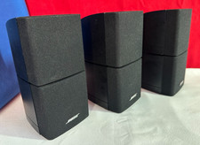 3x BOSE BLACK DOUBLE CUBE