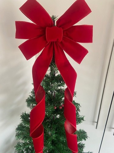 Red velvet christmas tree - red,