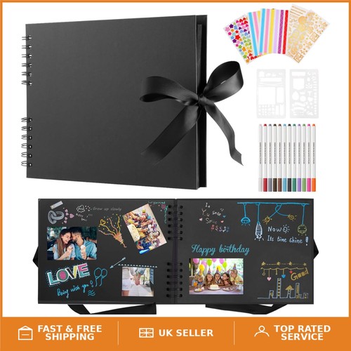 Page black photo - black, scrapbook