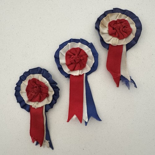Vintage red white - red, blue