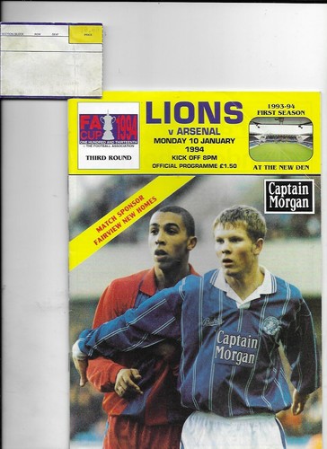 Programme ticket - ticket,