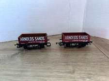 2 x HORNBY 00 Gauge ARNOLD SANDS Open WAGONS **