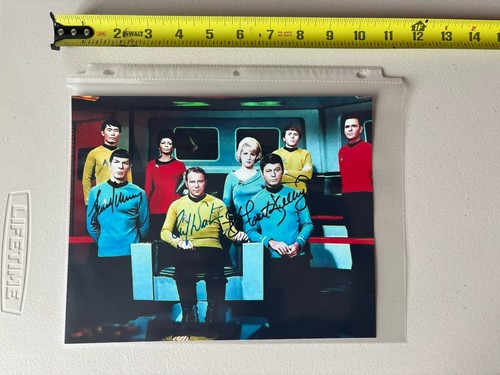 Star trek signed rare - (x3), (rare