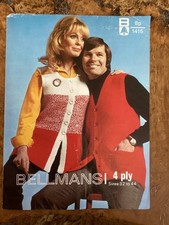 Women’s Knitting Patterns 4 ply Waistcoats 32-44” Bellmans 1415