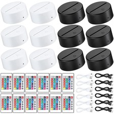 12 Pcs Base Stand Night LED