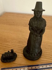 Welsh Lady pencra designs coal from wales & ‘Coal craft’ Coal Church with tower 