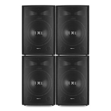 Vonyx SL15 15-Inch Passive PA Speakers Set of 4, 3200W DJ Sound System