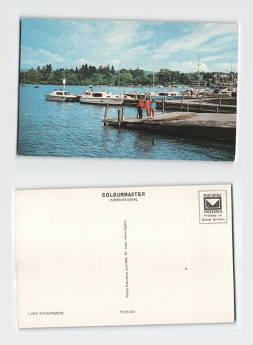 Vintage postcard lake - vintage,