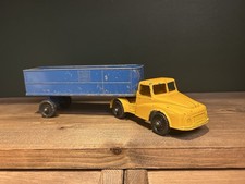 Lone Star 1285 Bulk Carrying Truck Blue and Yellow Diecast Model