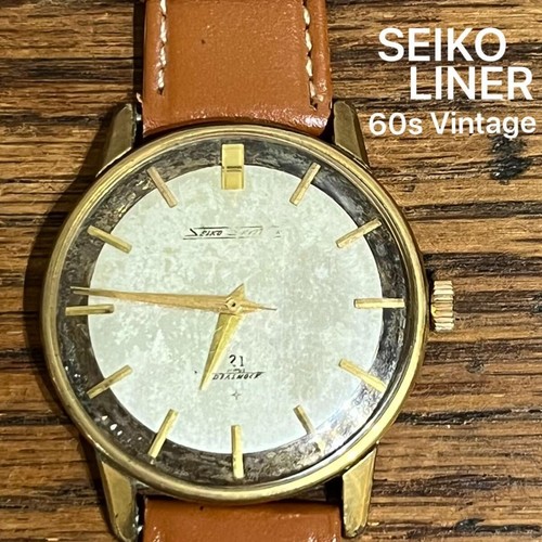 60s vintage seiko liner 2nd - seiko,