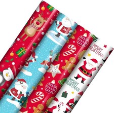 4 x 7M Cute Christmas Wrapping