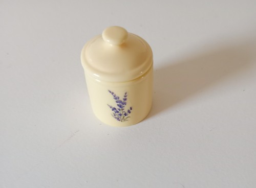 Miniature biscuit barrel with - miniature,