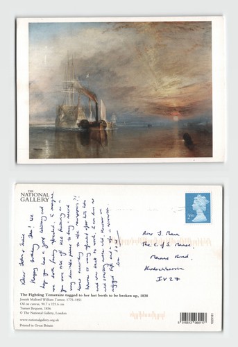 Postcard the fighting - postcard,