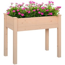 Outsunny garden wooden - garden, planter