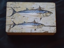 Mackerel Fish Wooden Box