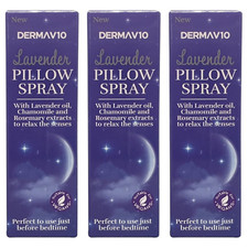 Derma V10 Lavender Pillow Spray Restful Night 30ml Pack Of 3