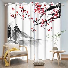 Red Plum Blossom Window