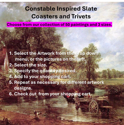 Constable paintings slate - paintings, on