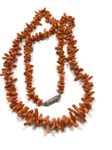 Genuine coral beads branches - beads,