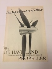 DE HAVILLAND PROPELLERS-WW2