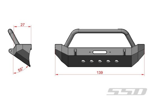 Rock shield front - shield, for